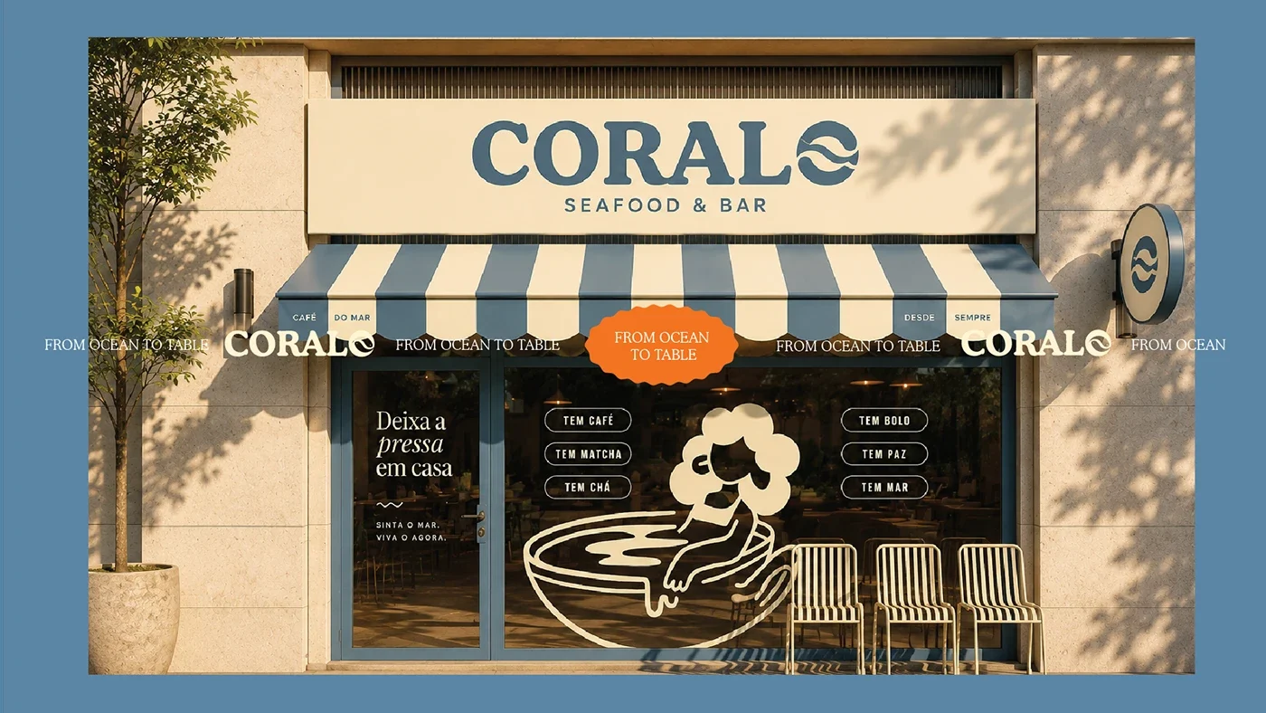 CORALO — storefront mockup
