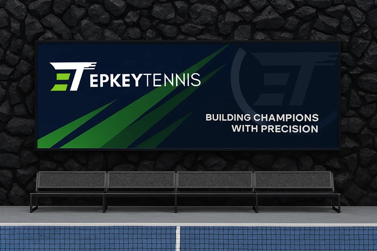 Epkey Tennis brand identity presentation 1