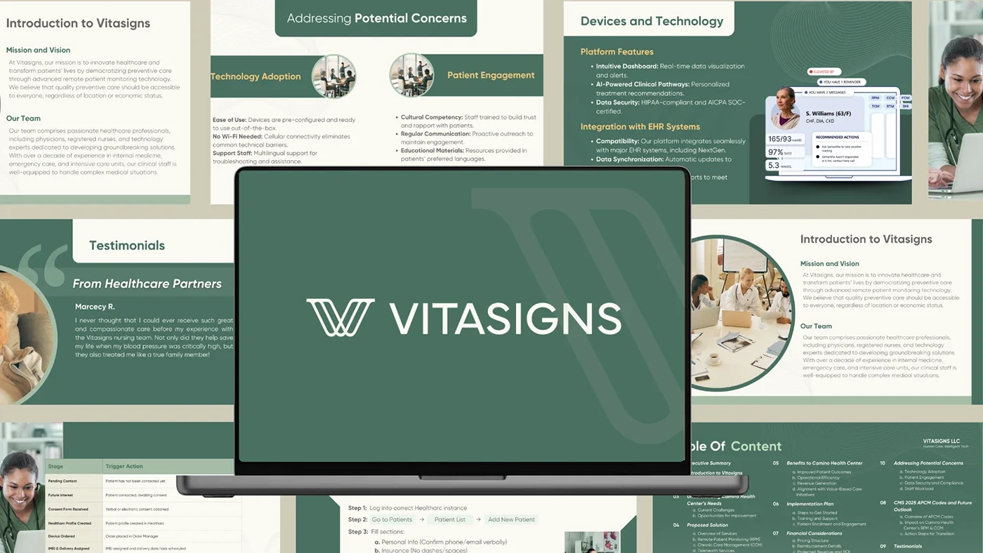 VitaSigns — brand system overview